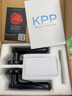 KPP Smart Fingerprint Door Lock – Keyless Entry Handle Set – New in Box
