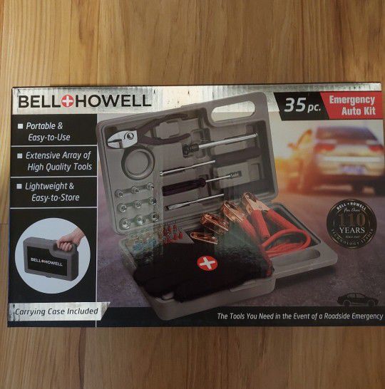 Bell + Howell 35 Piece Emergency Auto Kit