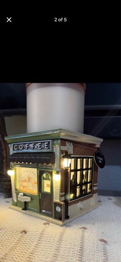 Bookstore/Coffee Shop Candle Holder