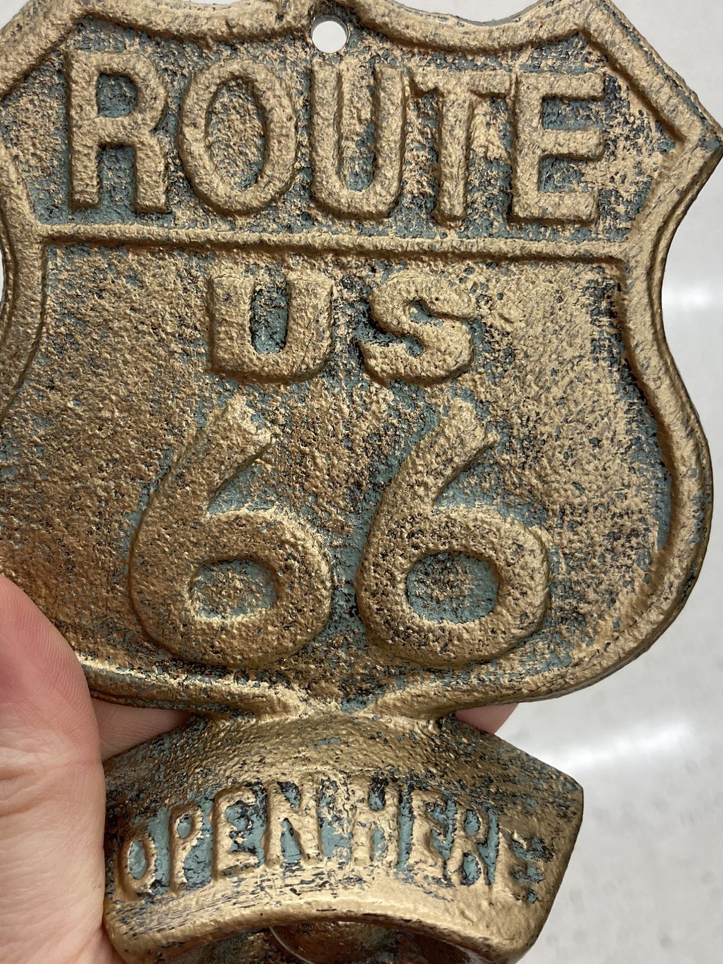 Vintage Style Route 66 Bottle Opener