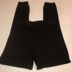 One Step Up size MEDIUM thin black joggers. Tried on (too small) then washed so they are in nearly new condition WAIST: 26” INSEAM: 31” LEG OPENING: