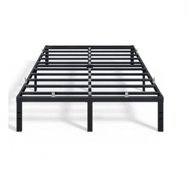 Vasagle Metal Bed Frame 14" Height Heavy-Duty 1100lbs Weight Capacity Black - Queen Size