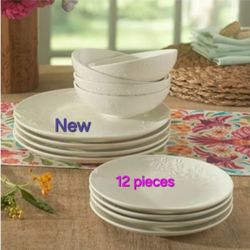 Princess House WILDFLOWER 12pc Dinner Set 