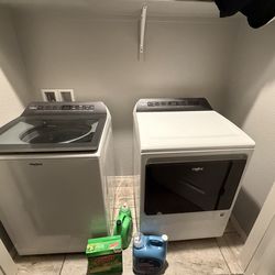 Washer and dryer
