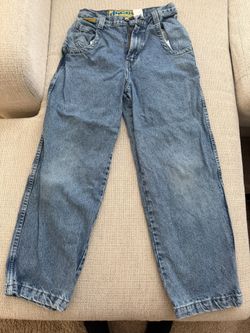 Vintage JNCO “Boarder” Jeans – Light Wash Baggy Fit (Size 16 / ~32x32)