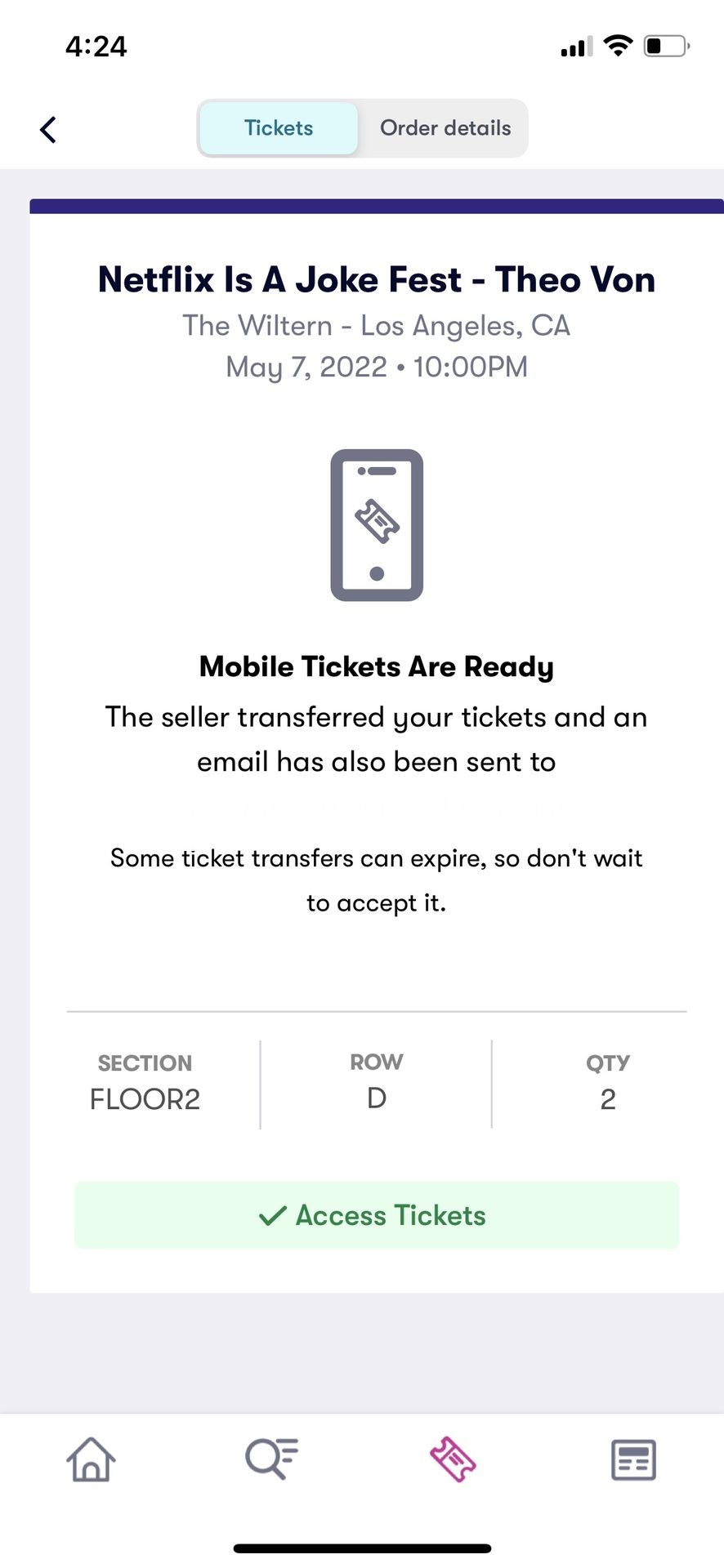 TWO Theo Von Tickets 