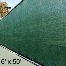 6x50 Privacy Fence Screen - GREEN