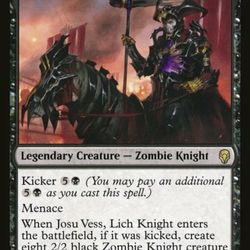 MTG Josu Vess, Lich Knight  – Dominaria Card # 95
