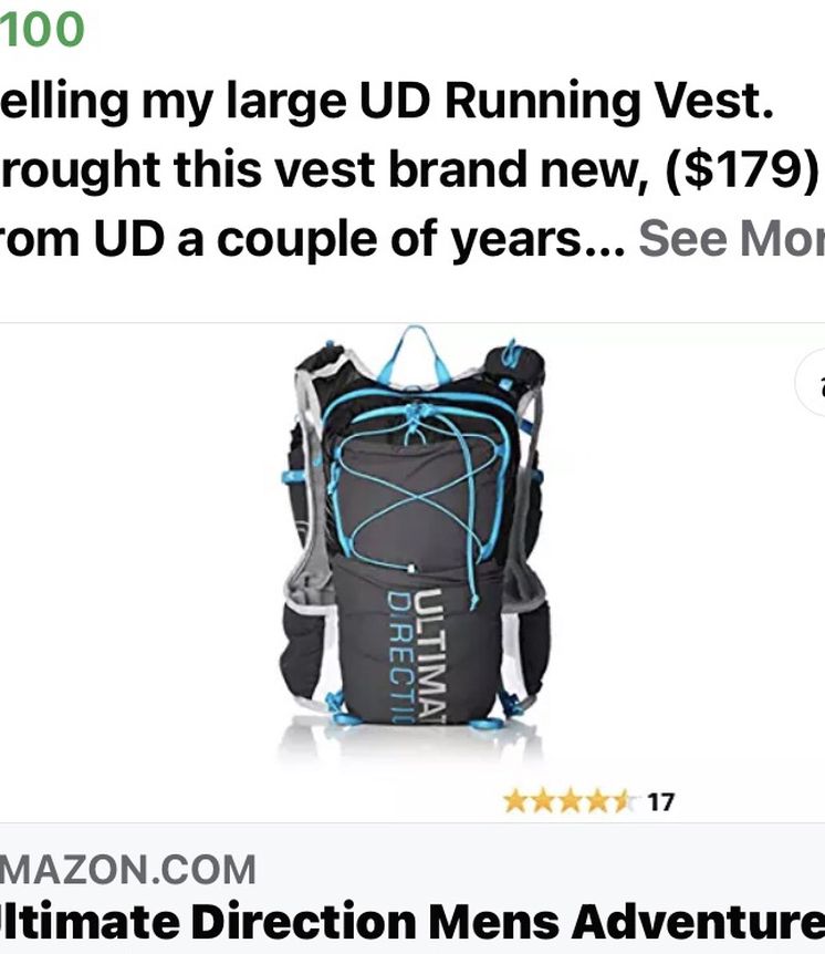 Runners Hydration Vest