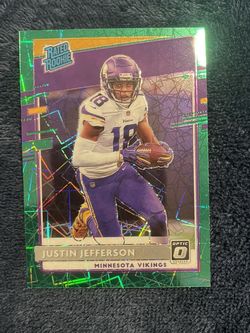 2020 Green Optic Justin Jefferson Rated Rookie!