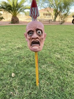 Halloween Yard Head Stake 