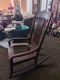 Antique Wood Rocking Chair