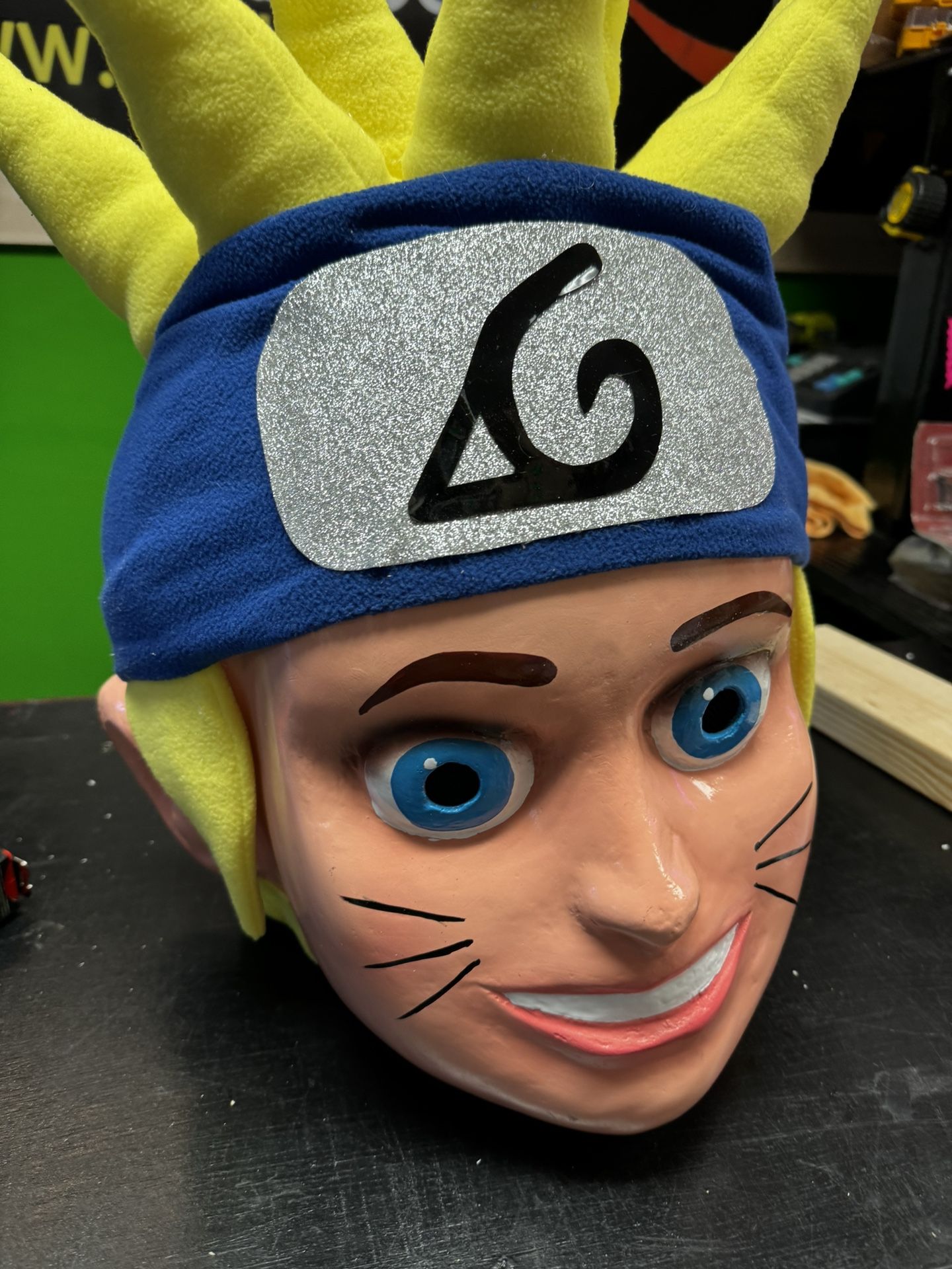Naruto Uzumaki Mascot Costume Head/ For Grownups