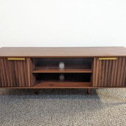 Walnut Midcentury Modern TV Stand