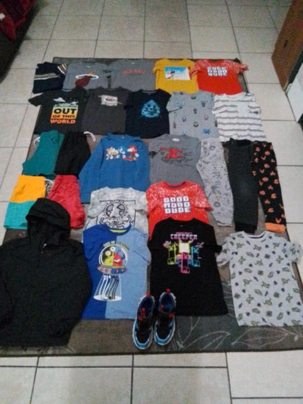 Boys Bundle Size 6/7 /8 Shoes Size 1 Bundle $40 OR Best Offer