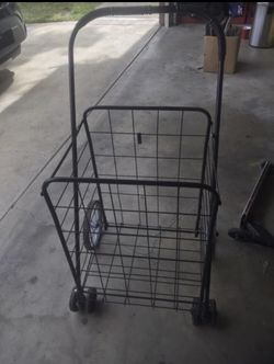 Folding stroller cart