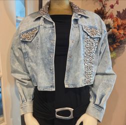 Jean Jacket, Vintage, Size Small