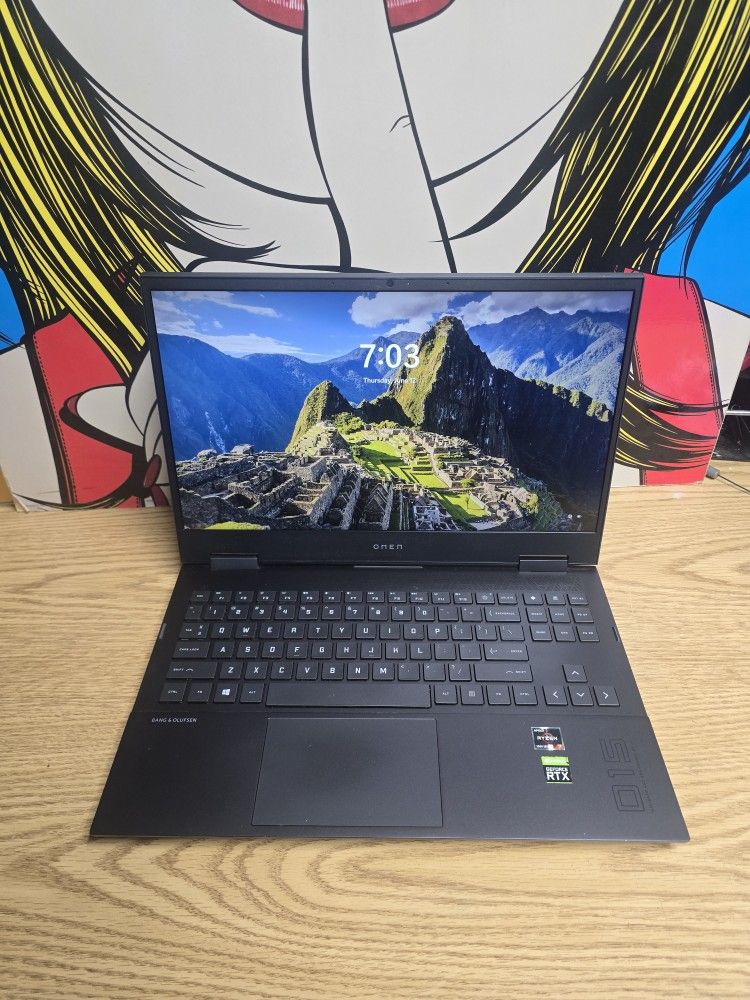 15.6 HP Omen Gaming Laptop RTX 3060 5800H 1tb SSD Perfect Working Condition