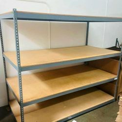 Garage Shelving 72 in W x 48 in D Industrial Warehouse Storage Rack