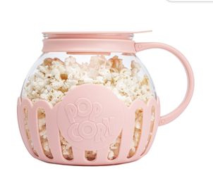 Paris Hilton Microwave Popcorn Popper, Dishwasher Safe, 3.3-Quart, Pink