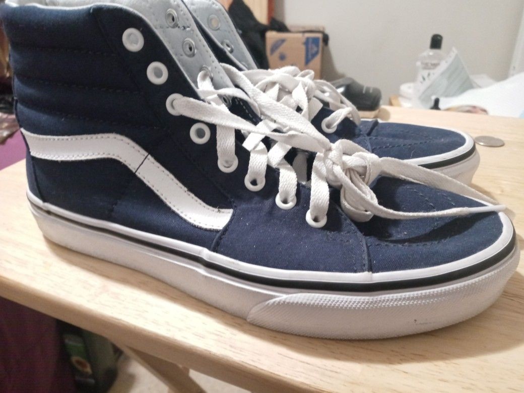 Size 8M Blue Vans