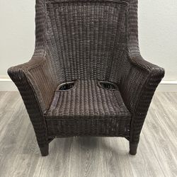 Large Wicker Chair 