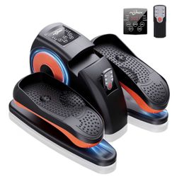 Under Desk Elliptical Machine, Electric Elliptical Leg Exerciser for Seniors with 12 Adjustable, Portable Quiet Elliptical Exercise Machine, Seated Pe