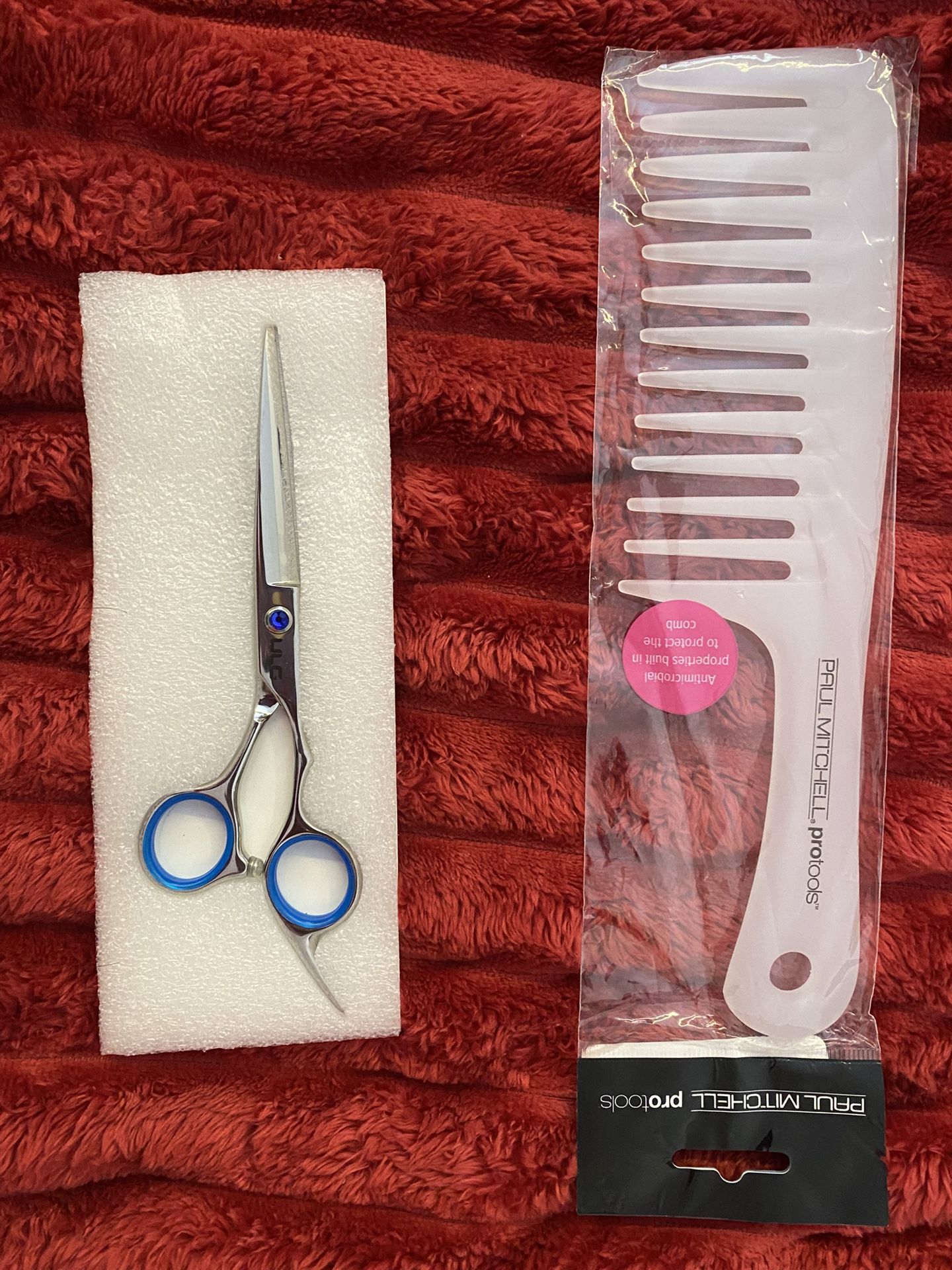ULG Baber Professional Sheers 6.5” + PAUL MITCHELL PRO Hair Comb