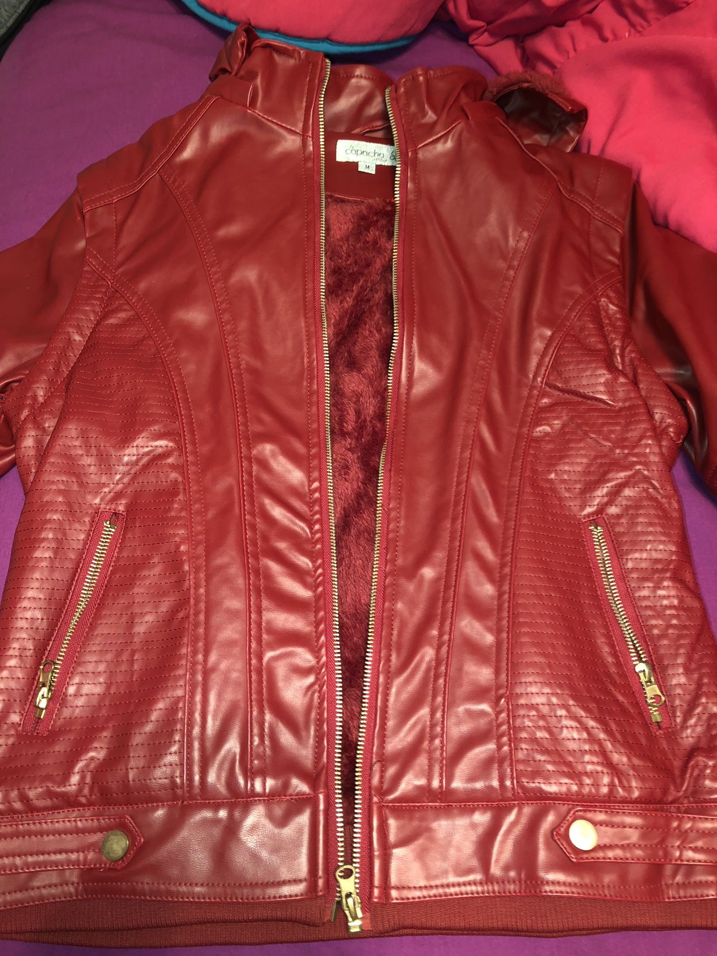 Red jacket