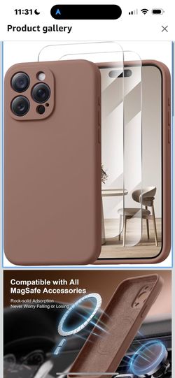 iPhone 15 Pro Case with 2 Screen Protectors