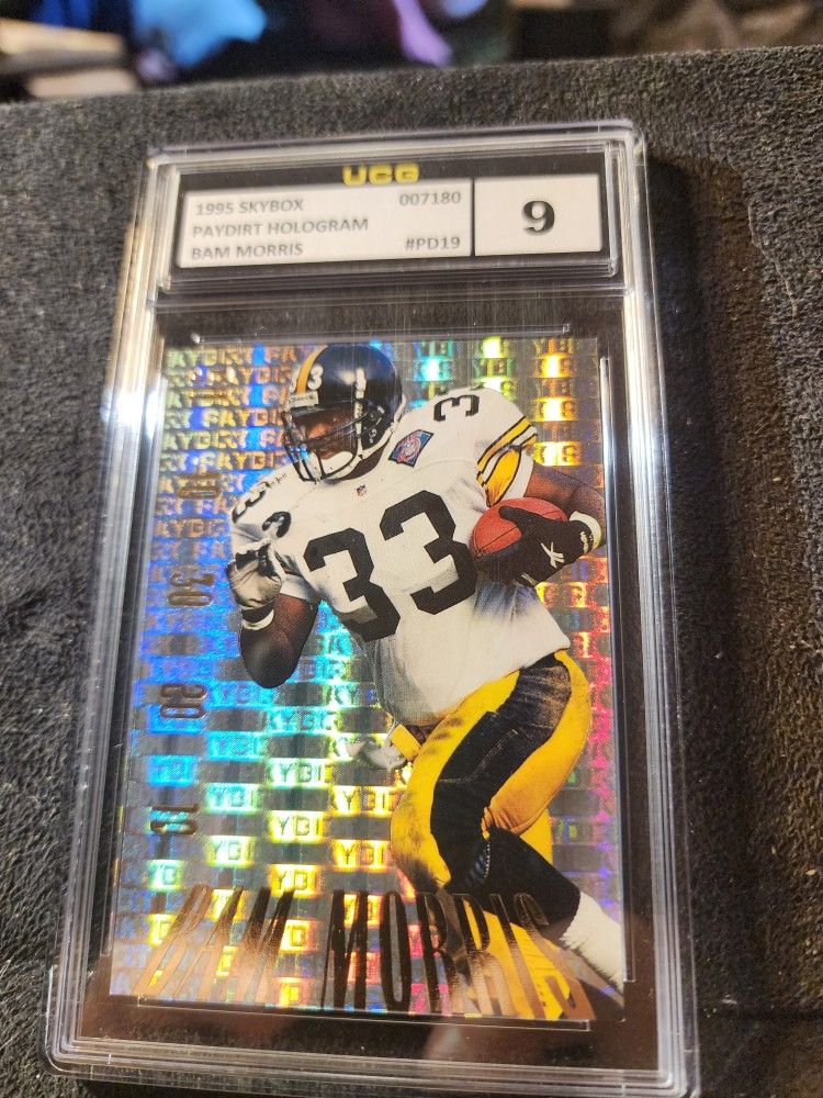 1995 Skybox Premium Paydirt #PD19 Bam Morris Steelers UCG MINT 9