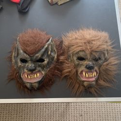 Werewolf Masks - Set Of 2