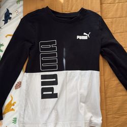 Boys PUMA LONG sleeve T-shirt size 6