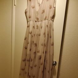 Sleeveless maxi summer dress