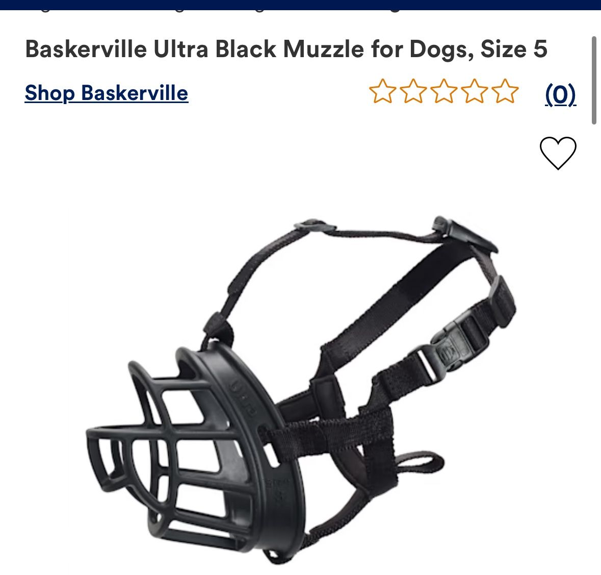 Dog Muzzle