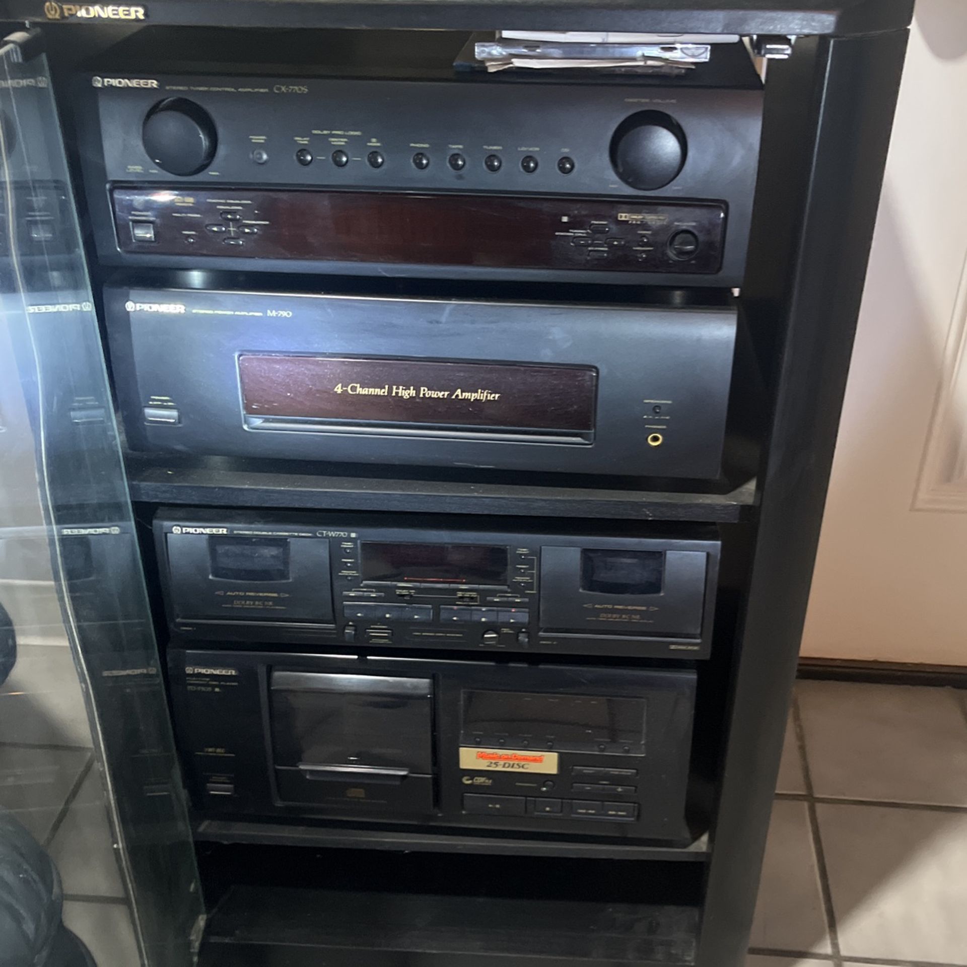 Pioneer 1990s Complete Stereo System 