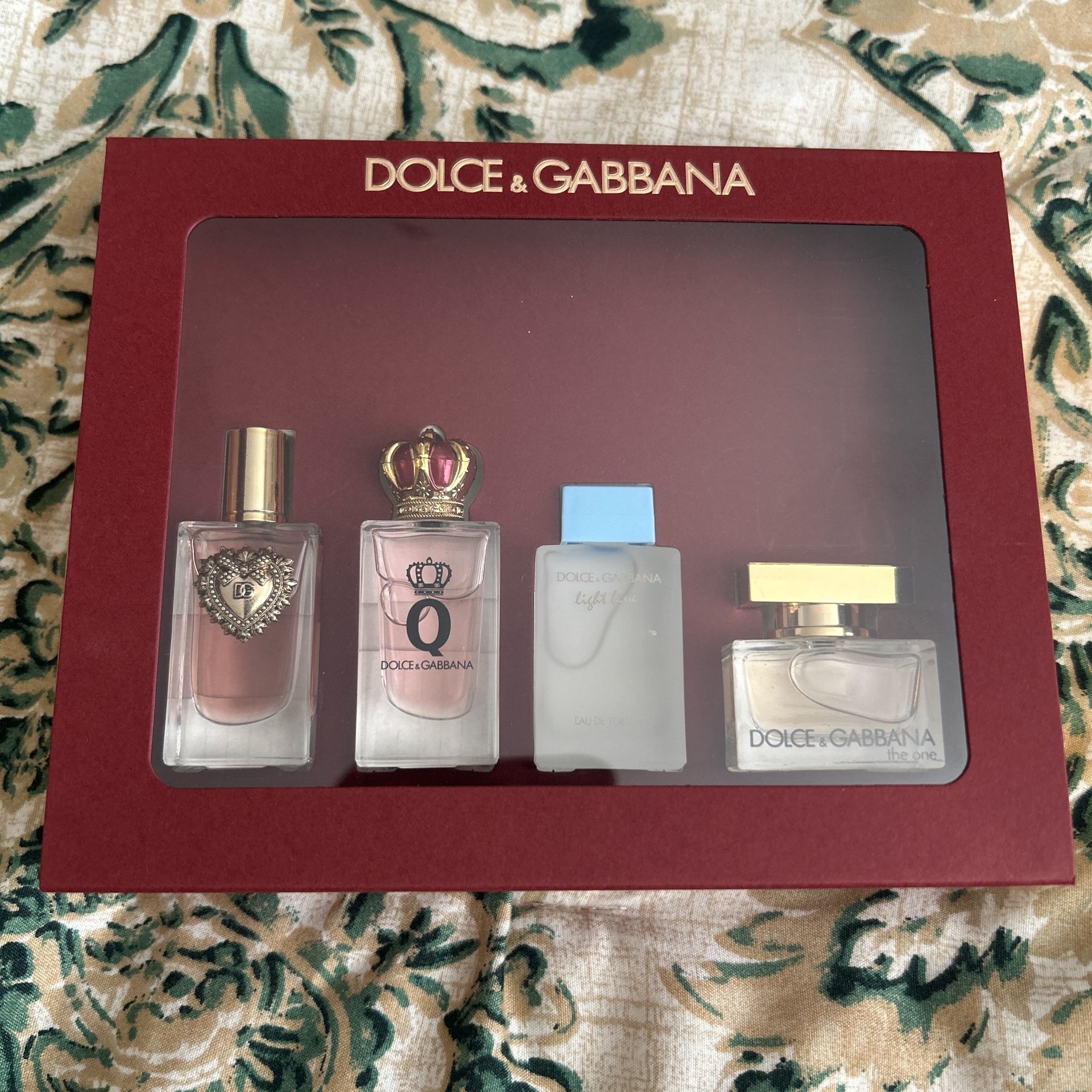 Dolce & Gabbana 4 Pc Perfume Set
