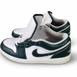 Nike Air Jordan 1 Low SE Oxidized Green White Men's Sz 10.5