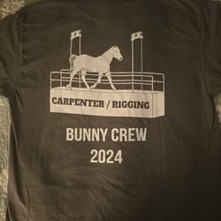 BAD BUNNY BACKSTAGE CREW T-SHIRT XL 