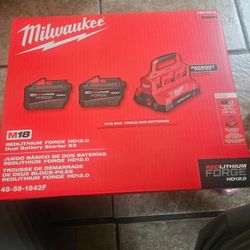 BRAND NEW MILWAUKEE 48-59-1842F M18 18V 12AH FORGE BATTERY STARTER KIT 