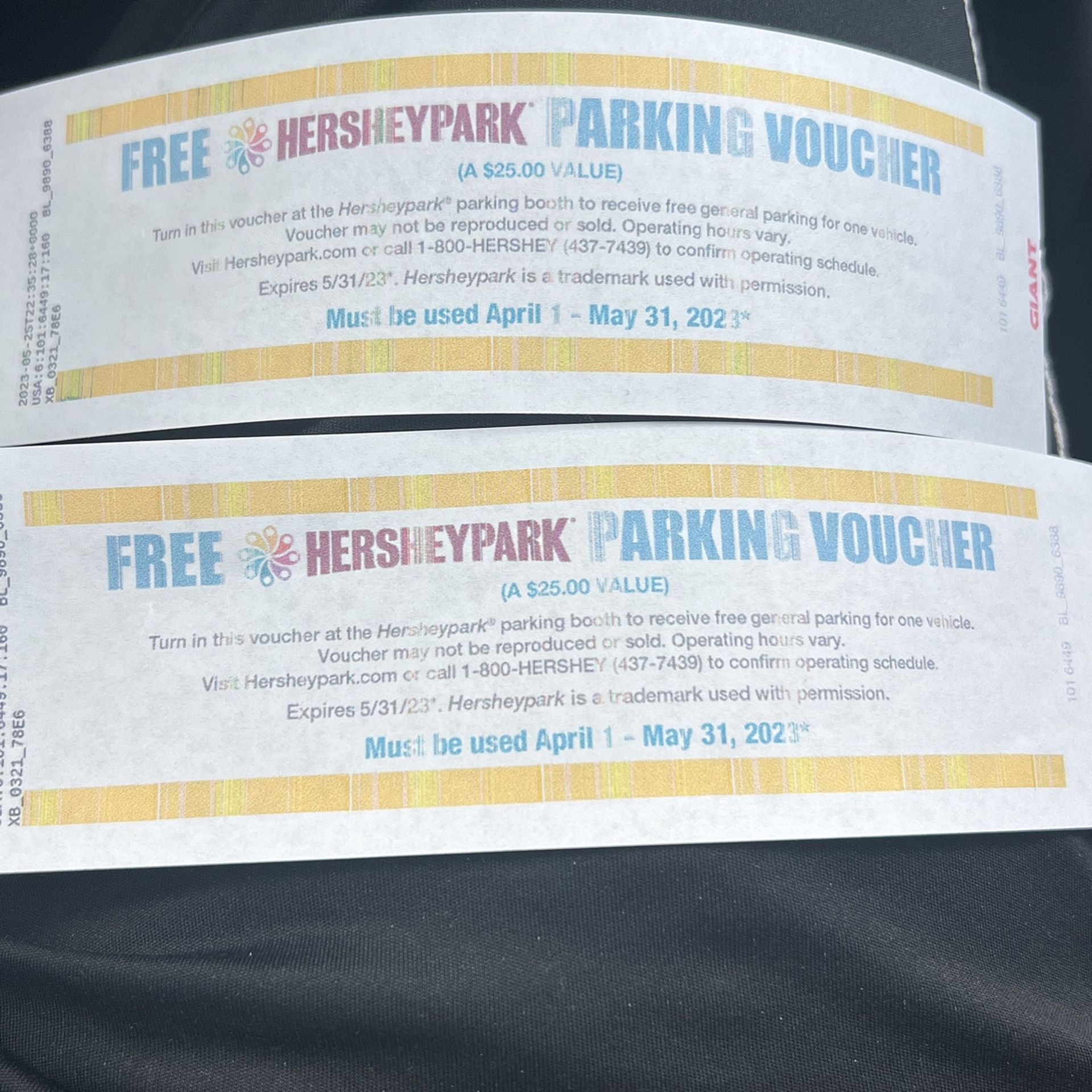 Free Parking  Hershey 