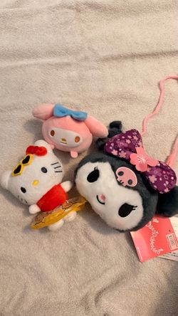 Sanrio Plush Toy Bundle – Hello Kitty, My Melody, Kuromi