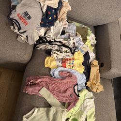 0-3 Month Boy Clothing Lot 77 Pieces