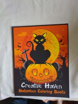 Creative Haven Halloween Coloring book