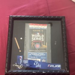 Cubs World Series game five ticket