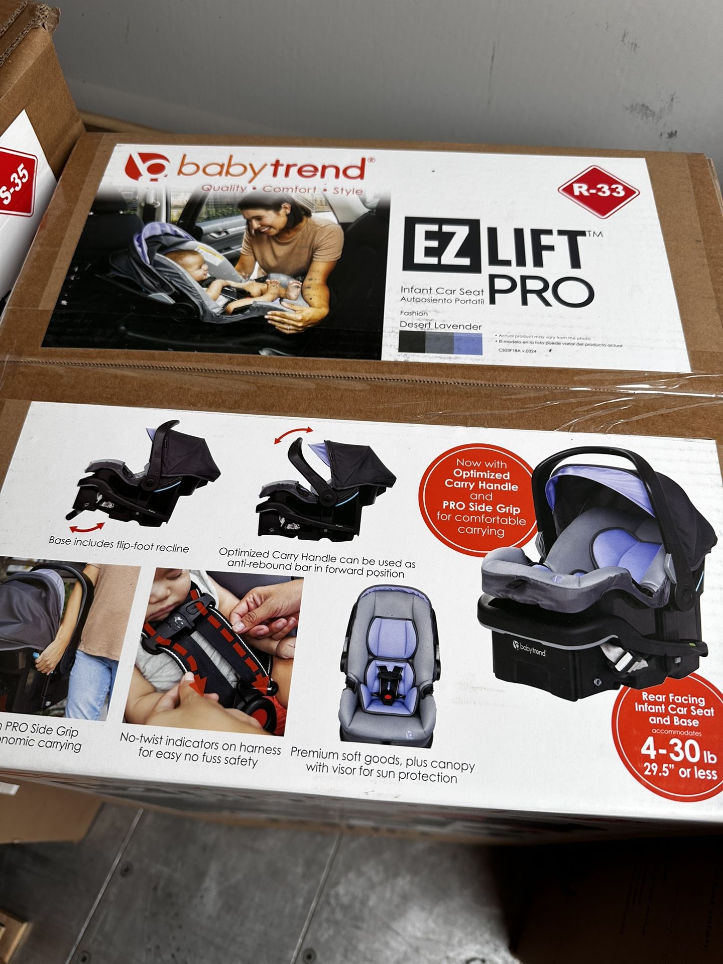 Baby Trend EZ-Lift PRO Infant Car Seat β Brand New ππ