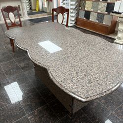 Custom-Made Granite Dining Table Brand-New we do install it and ship it to you add additional charge