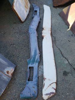 1969 impala front and rear bumper valance