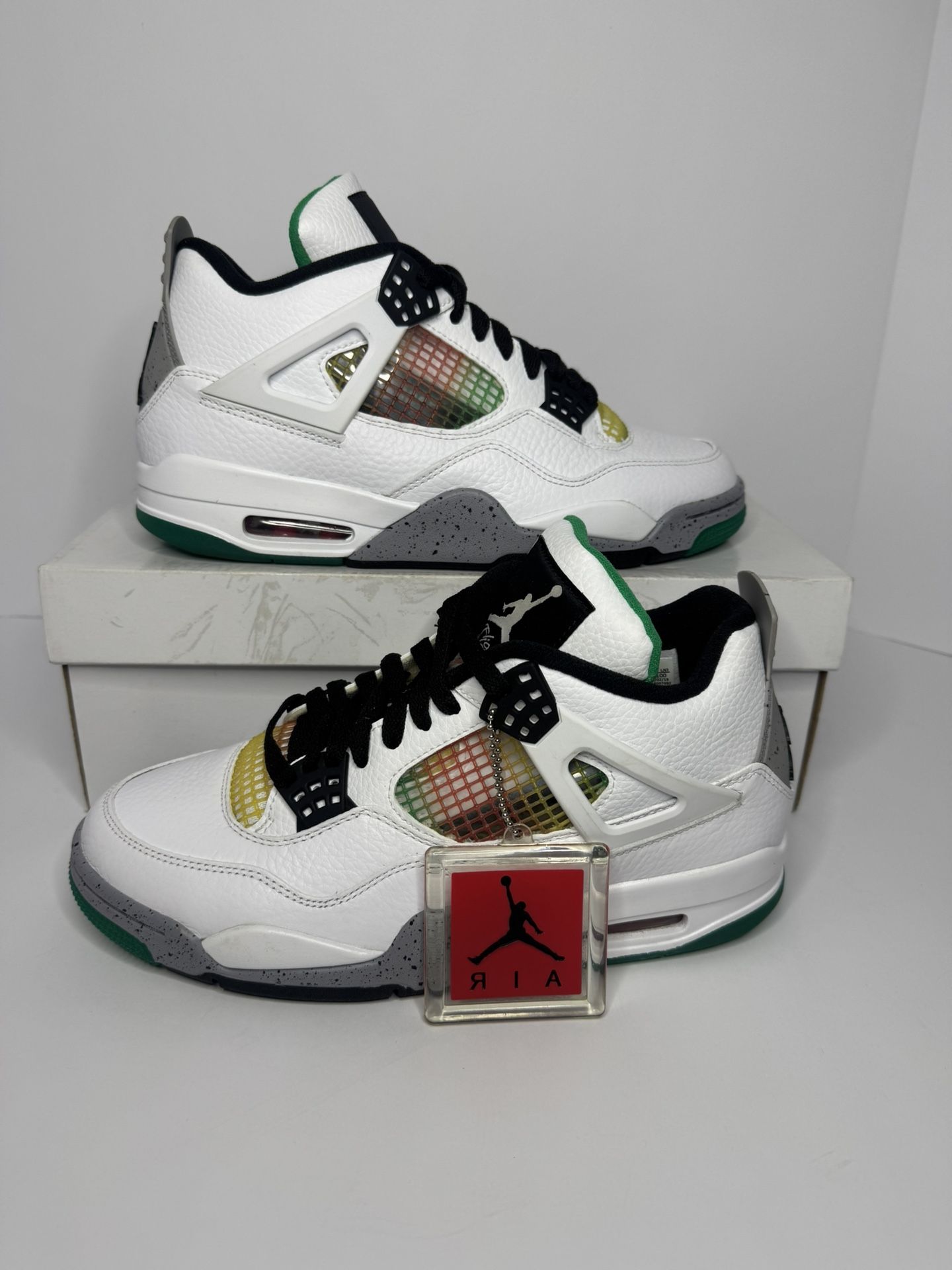 Jordan 4 Retro “Lucid Green / Rasta” 10W - $210 OBO