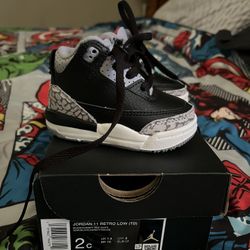 Jordan Cement 3s Infant Sz 2c 